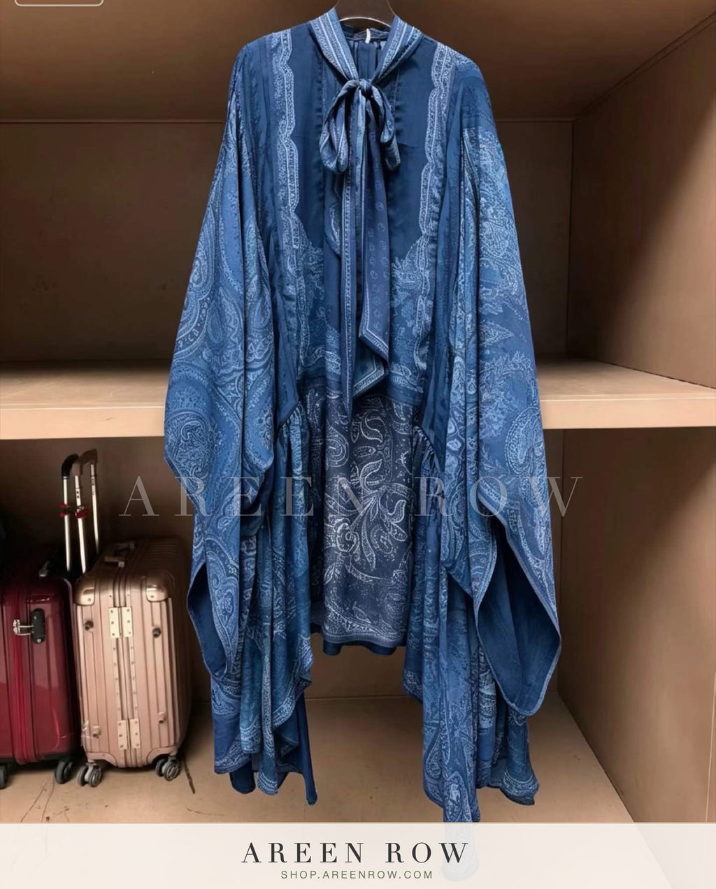 Sahar Paisley Cape Blouse