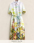 Camille Printed Shirt Dress