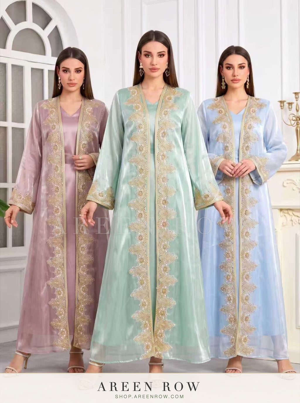 Hana Embellished Kaftan Set
