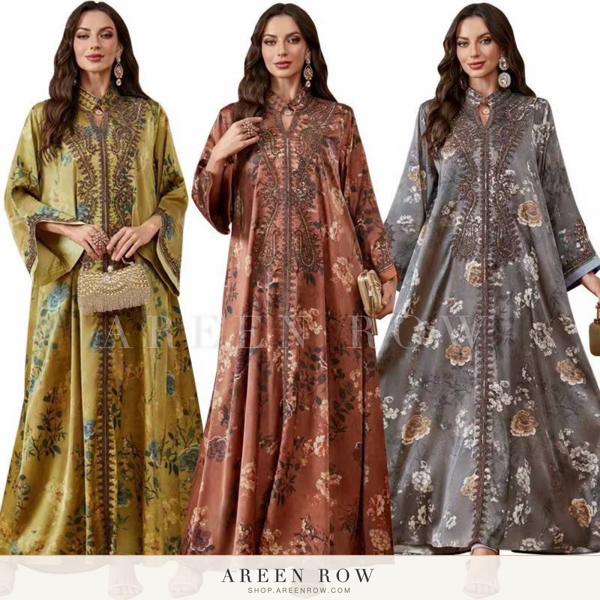 Noura Jacquard Kaftan
