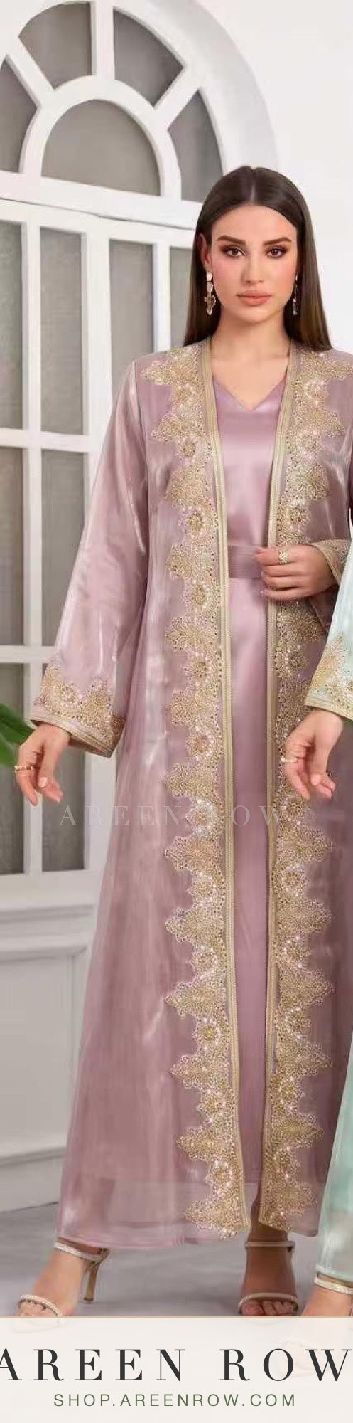 Hana Embellished Kaftan Set
