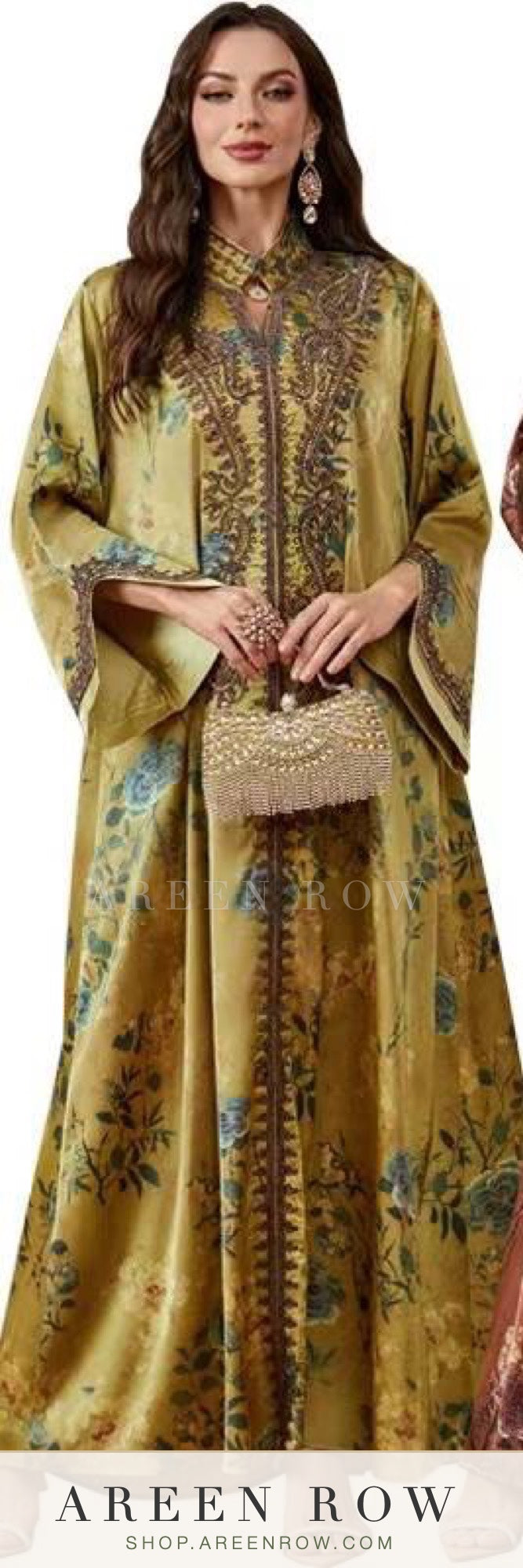 Noura Jacquard Kaftan