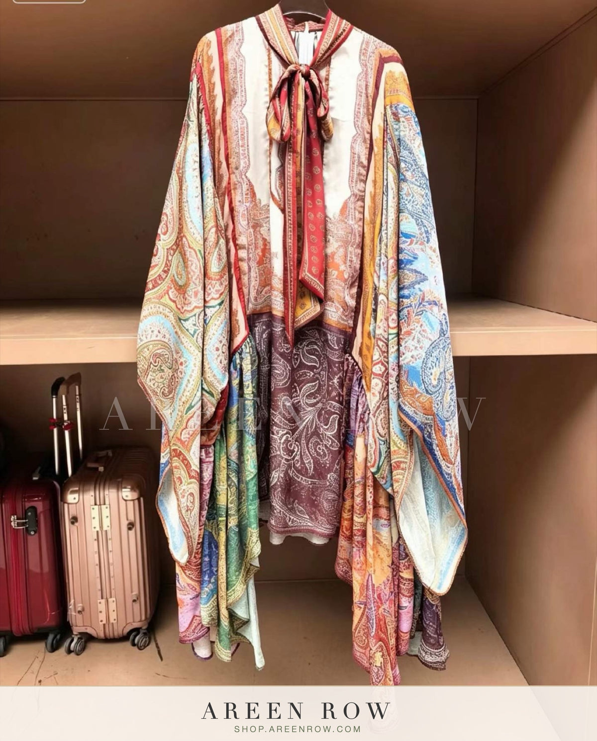 Sahar Paisley Cape Blouse