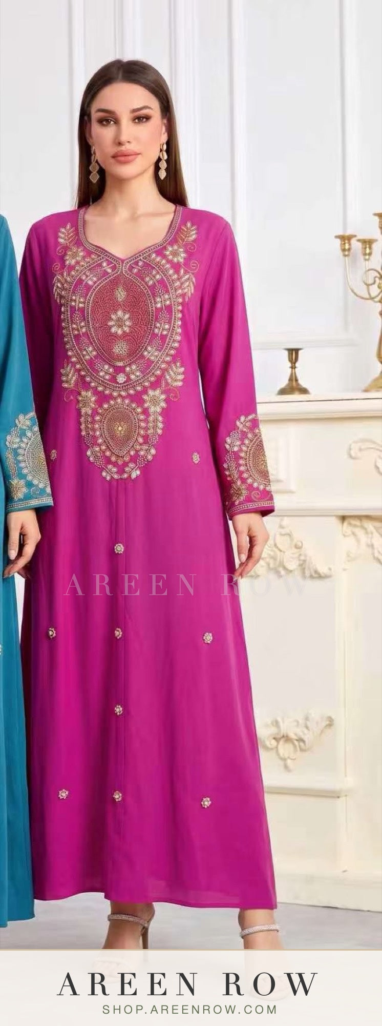 Yasmin Embroidered Jalabiya