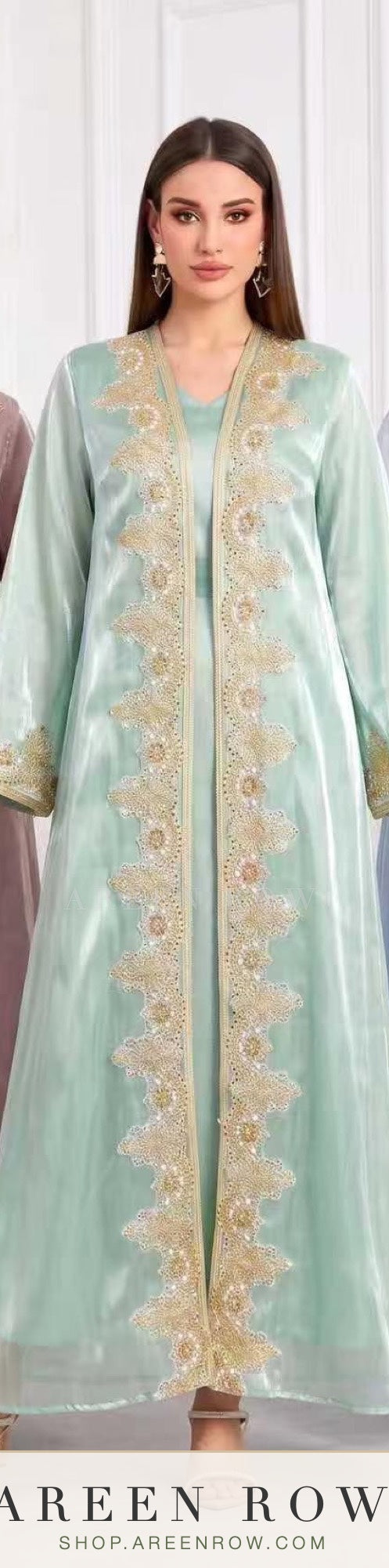 Hana Embellished Kaftan Set