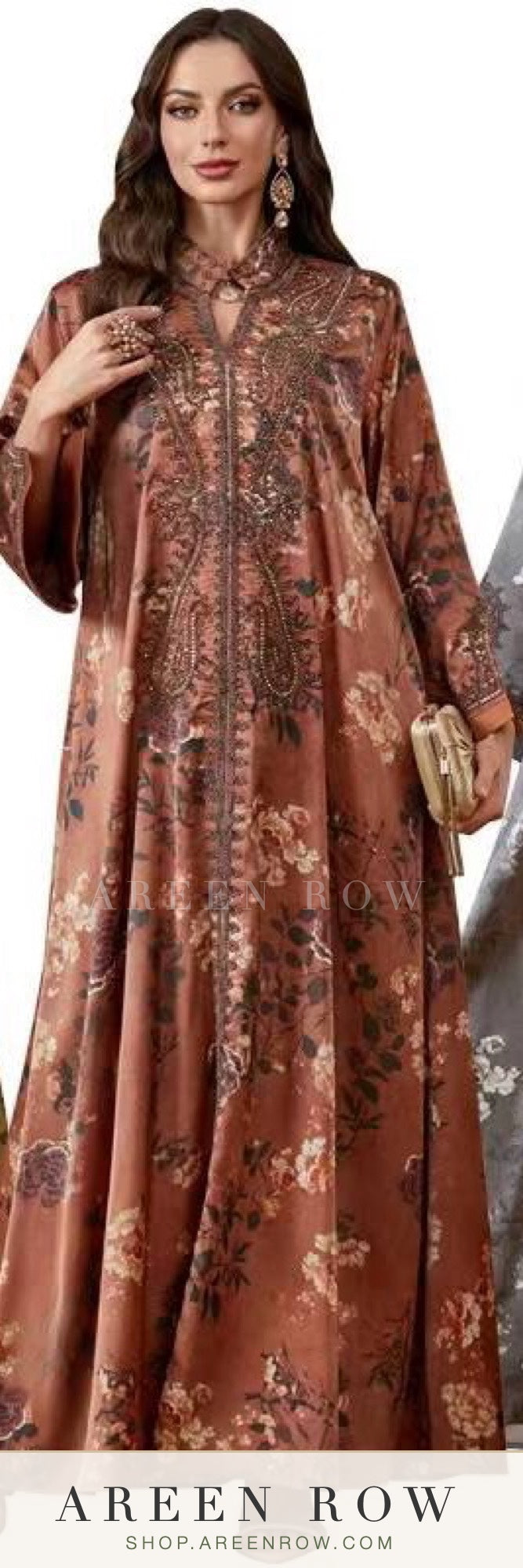 Noura Jacquard Kaftan