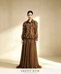 Noor Ruffle Blouse & Pleated Skirt Set