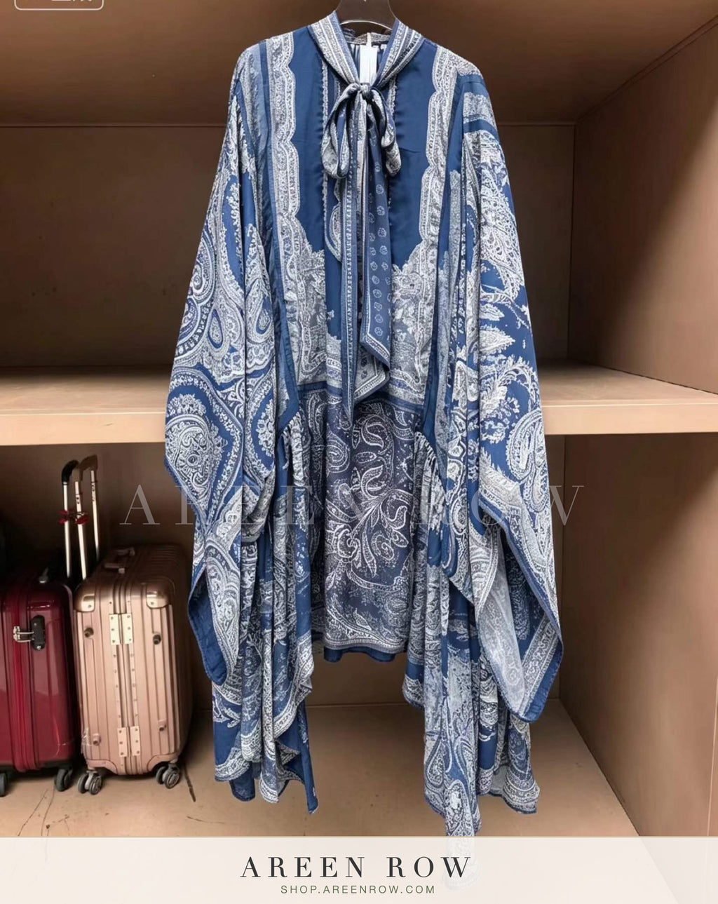 Sahar Paisley Cape Blouse