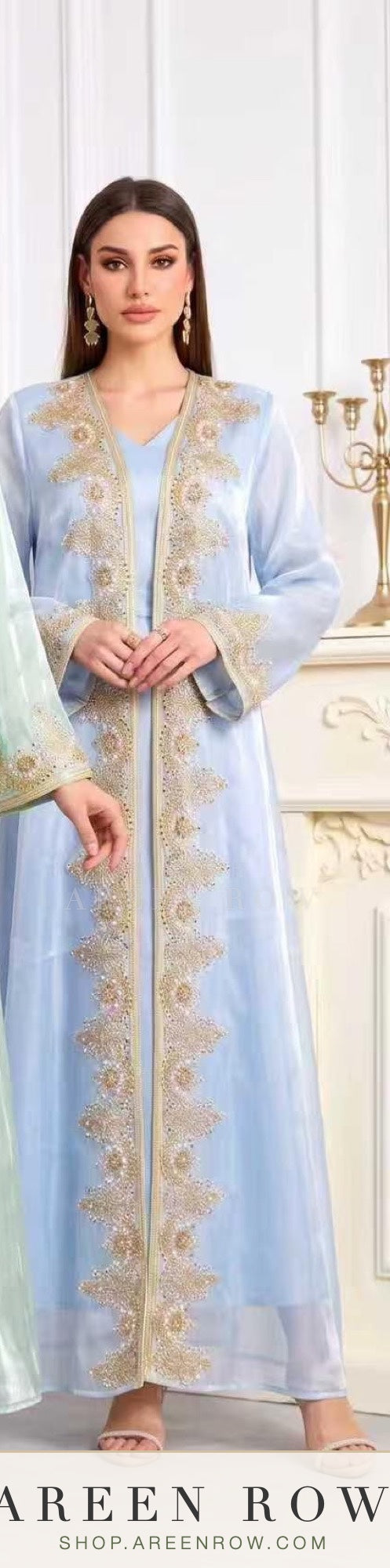 Hana Embellished Kaftan Set