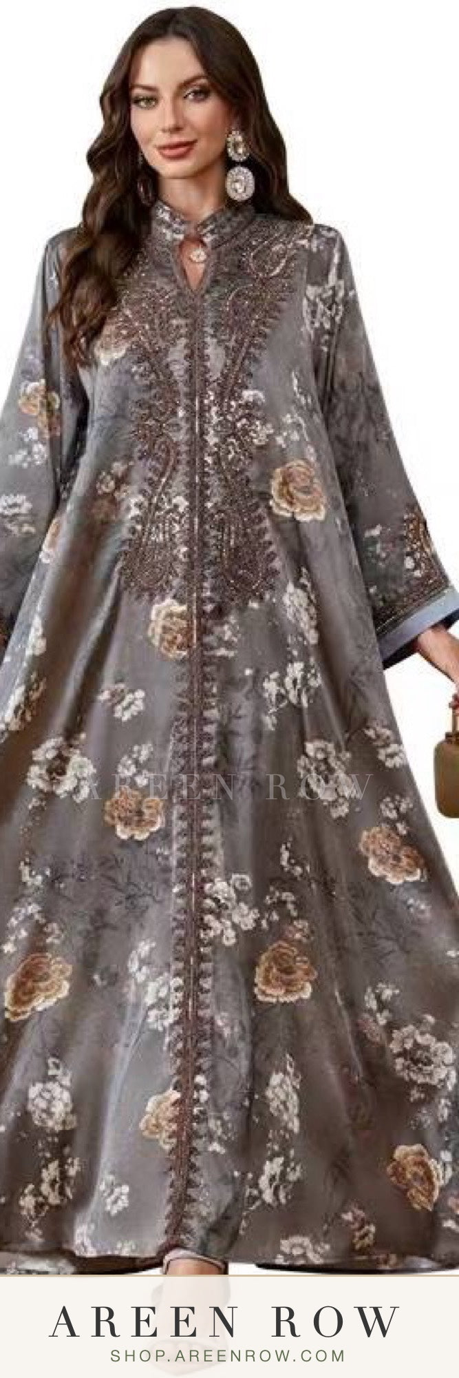 Noura Jacquard Kaftan