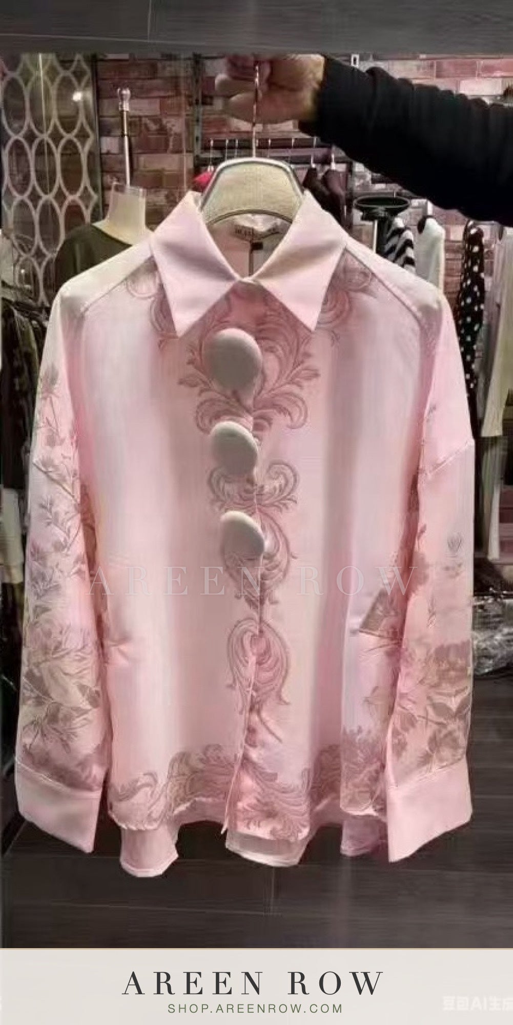 Scallop Pintuck Blouse