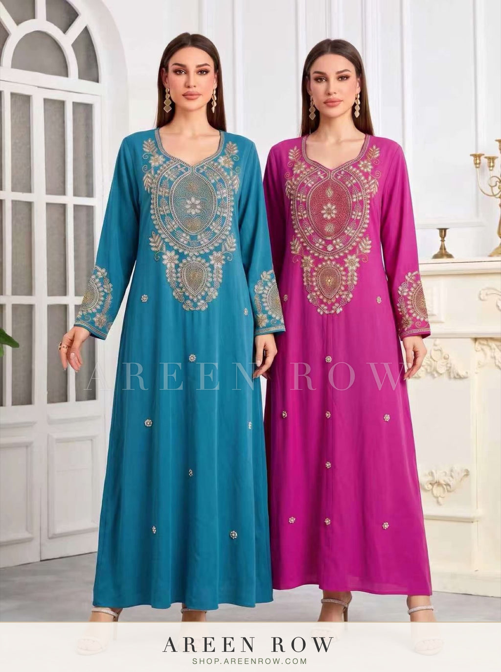 Yasmin Embroidered Jalabiya