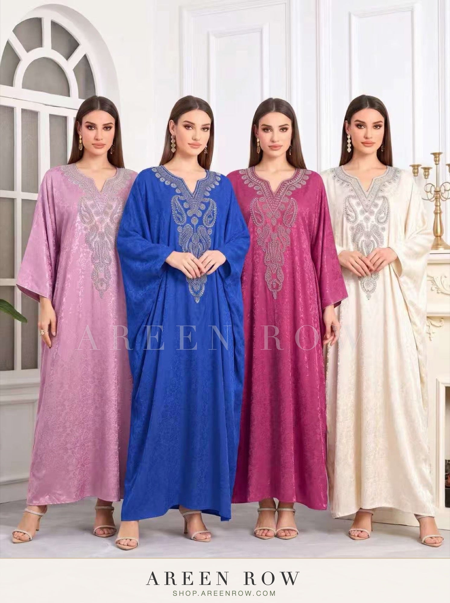 Yasmin Embroidered Jalabiya
