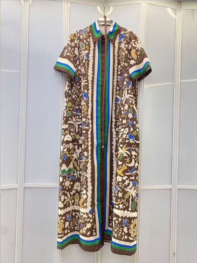 Riviera Belted Shirt Dress