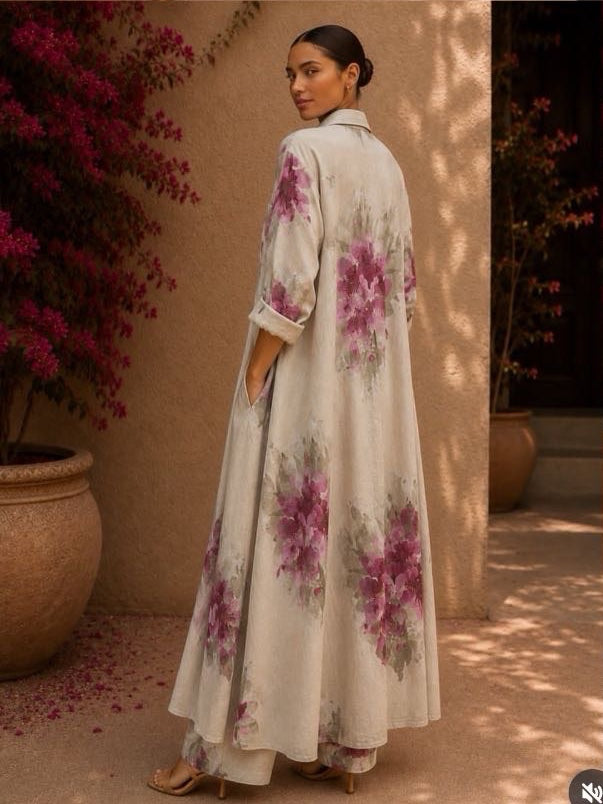 Rosa Linen Shirt & Pant Set