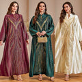 Noor Foil-Stripe Kaftan