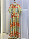 Paradise Belted Shirt Dress